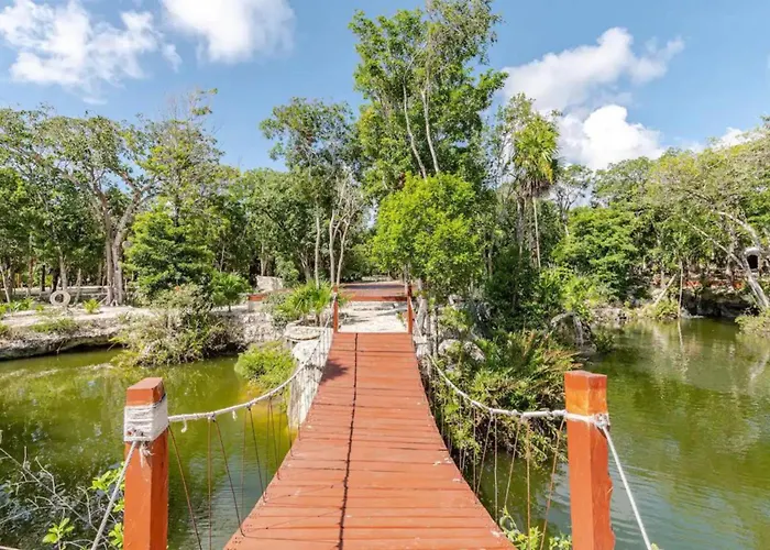 Departamento 6, Country Home, Con Muelle De Pesca, Club De Playa, Alberca, Cenote Y Campo De Golf, Contrata Day Pass Bahia Principe * Tulum