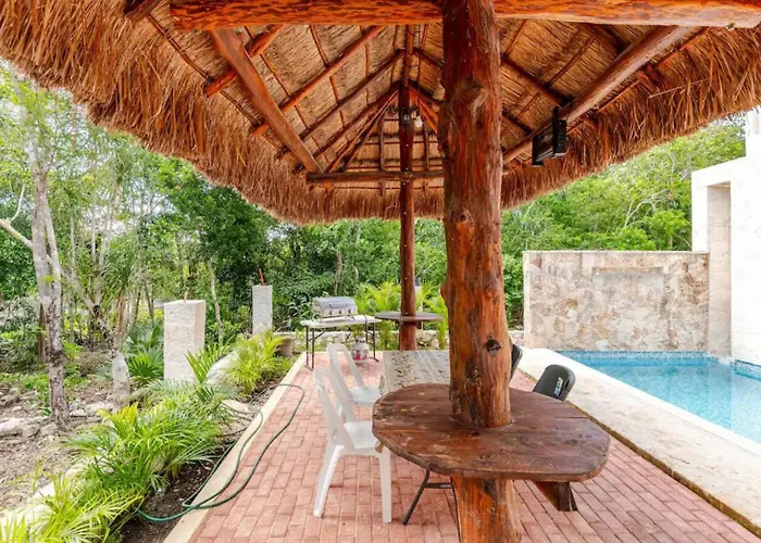 Departamento 6, Country Home, Con Muelle De Pesca, Club De Playa, Alberca, Cenote Y Campo De Golf, Contrata Day Pass Bahia Principe Apartamento Tulum