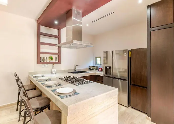 Departamento 6, Country Home, Con Muelle De Pesca, Club De Playa, Alberca, Cenote Y Campo De Golf, Contrata Day Pass Bahia Principe Apartamento *